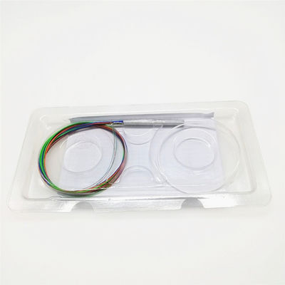 CATV सिस्टम के लिए बॉक्स पैकिंग पीवीसी 0.9 मिमी पीएलसी ऑप्टिकल स्प्लिटर